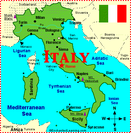 Italy Geographic Location